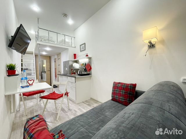 

Квартира-студия, 15 м², 2 кровати