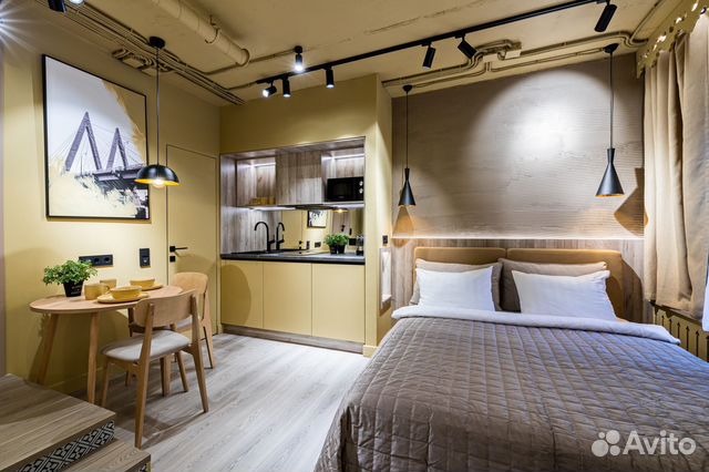

Квартира-студия, 25 м², 2 кровати