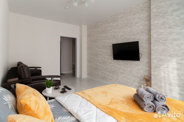 

1-к. квартира, 40 м², 2 кровати