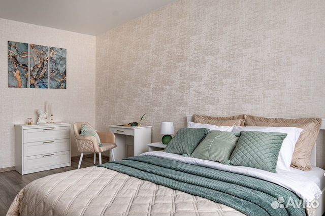 

1-к. квартира, 45 м², 2 кровати