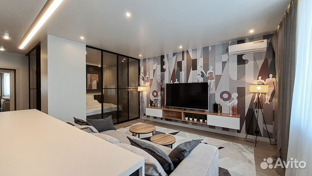 

1-к. квартира, 50 м², 2 кровати