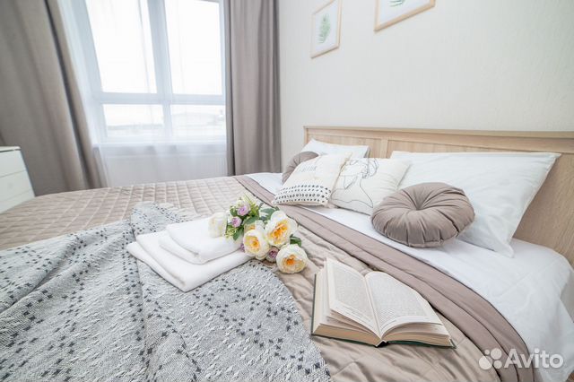 

1-к. квартира, 41 м², 2 кровати