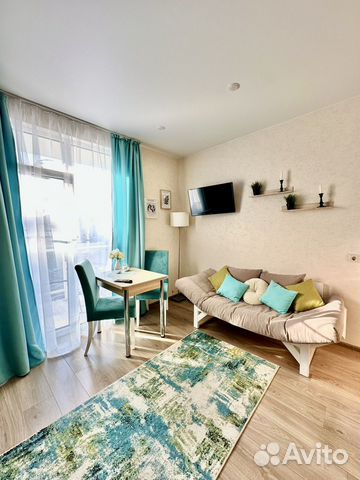 

Квартира-студия, 25 м², 2 кровати
