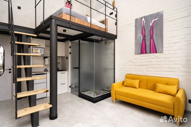 

Квартира-студия, 30 м², 2 кровати