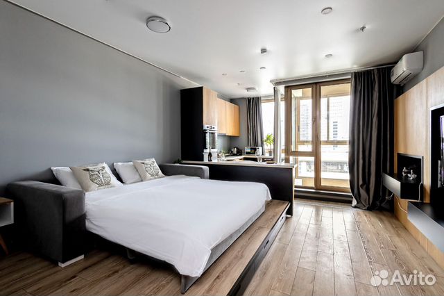 

Квартира-студия, 40 м², 1 кровать