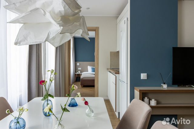 

1-к. квартира, 55 м², 2 кровати