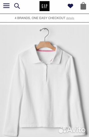 Новое поло Gap на 7-8 лет Новое поло Gap на 7-8 лет