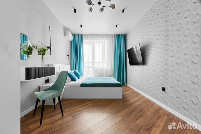 

1-к. квартира, 48 м², 2 кровати