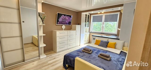 

1-к. квартира, 40 м², 2 кровати