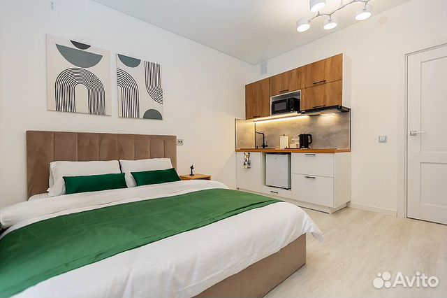 

Квартира-студия, 25 м², 2 кровати