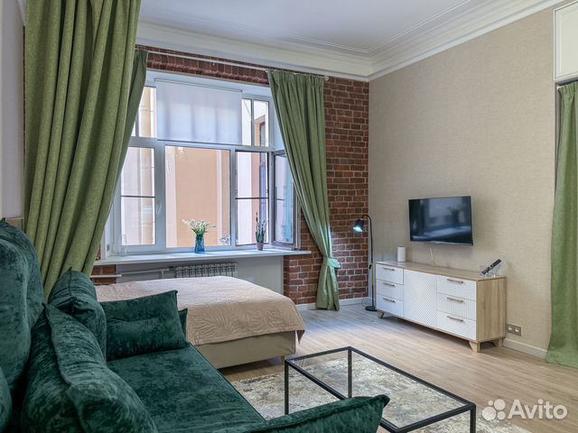 

Квартира-студия, 37 м², 2 кровати