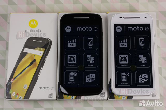 Moto E (2nd Gen) Dual SIM XT1521 LTE 2015г - новые