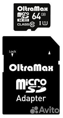 Карта памяти Micro SD OltraMax 64Gb Class 10 Карта памяти Micro SD OltraMax 64Gb Class 10