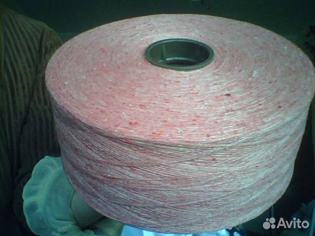 Пряжа для ручного вязания розовая шерсть