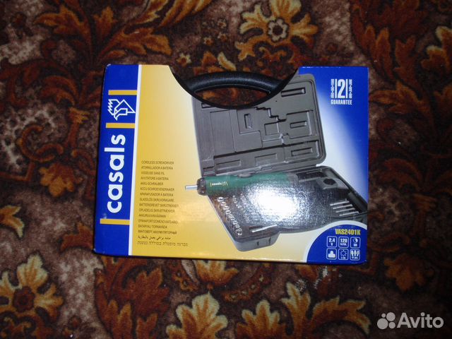 Винтоверт аккумуляторный Casals 2,4 V