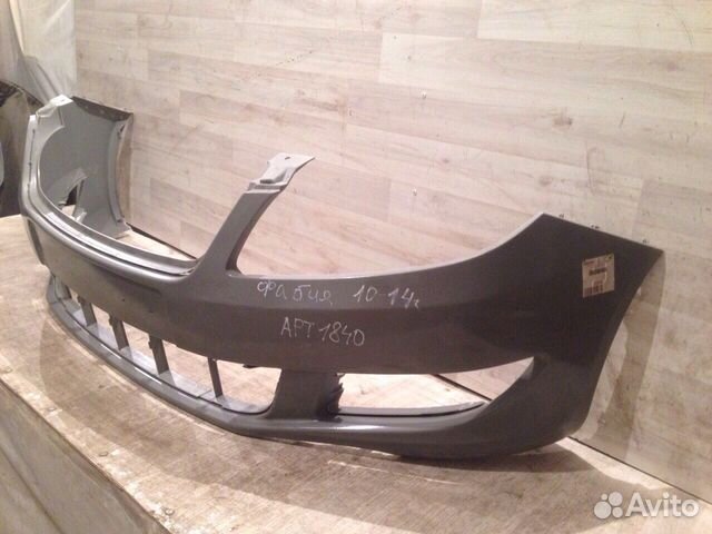 Бампер передний skoda Fabia 10-14 новый