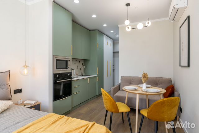 

Квартира-студия, 21,4 м², 2 кровати