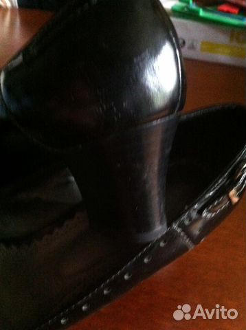 Продам туфли бу размер 38, черные
