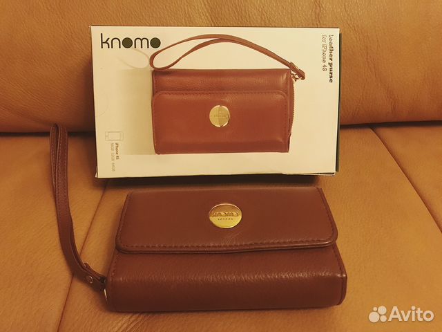 Knomo leather Purse For iPhone 4S and 5S Knomo leather Purse For iPhone 4S and 5S