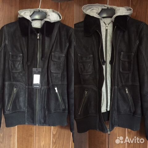 Дублёнка пилот бомбер Дублёнка пилот бомбер