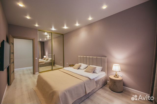 

1-к. квартира, 44 м², 2 кровати