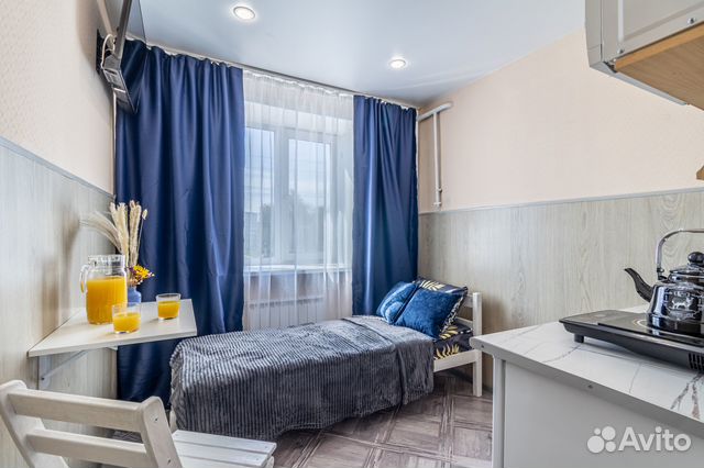 

1-к. квартира, 15 м², 2 кровати