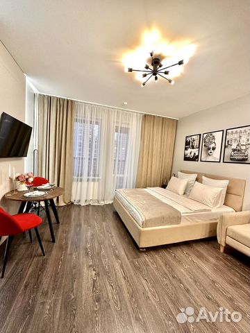 

Квартира-студия, 26 м², 2 кровати