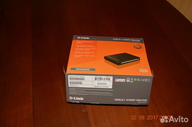 Модем D-link DSL-2540U