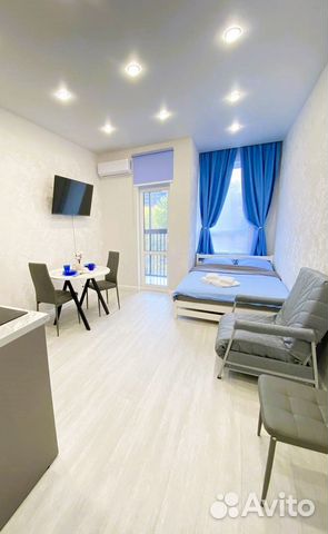 

Квартира-студия, 29 м², 2 кровати