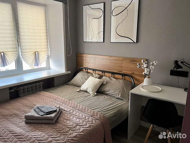

1-к. квартира, 30 м², 2 кровати