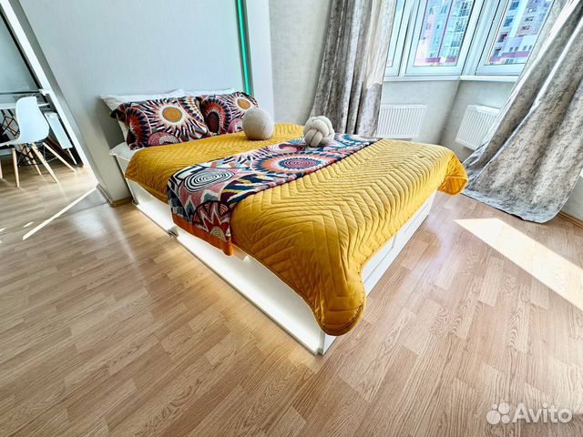 

Квартира-студия, 42,4 м², 2 кровати