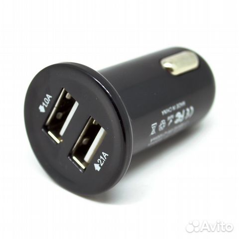 Автомобильная зарядка на 2USB Remax черный Автомобильная зарядка на 2USB Remax черный