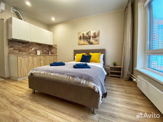 

Квартира-студия, 25 м², 1 кровать