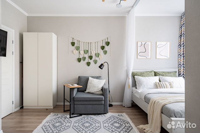 

Квартира-студия, 27 м², 2 кровати