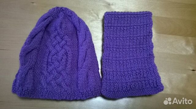 Комплект: шапка и шарф