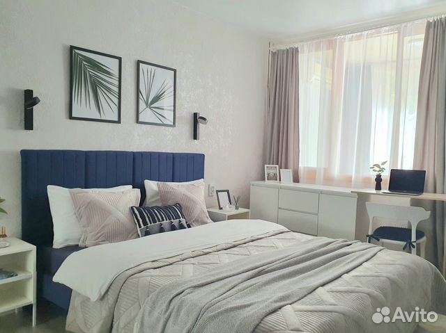 

1-к. квартира, 34 м², 2 кровати