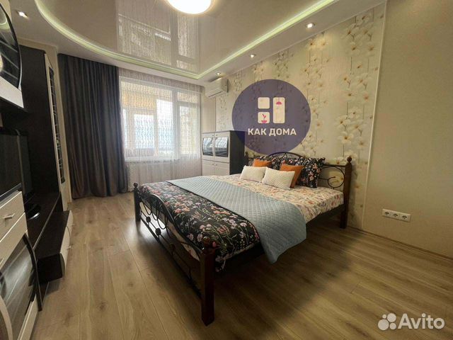 

1-к. квартира, 44 м², 3 кровати