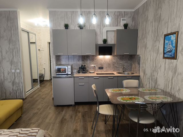 

Квартира-студия, 30 м², 2 кровати