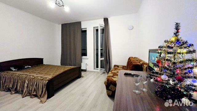 

Квартира-студия, 29 м², 2 кровати