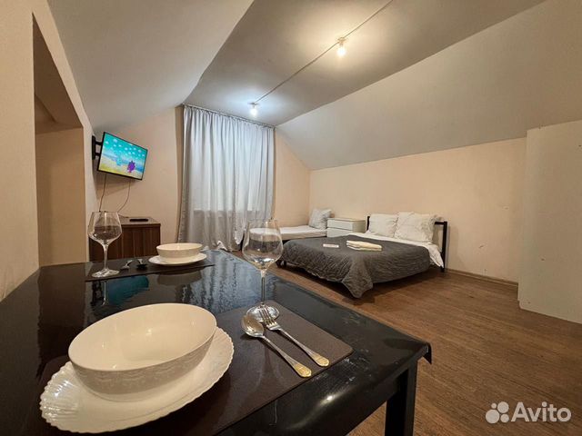 

Квартира-студия, 29 м², 2 кровати