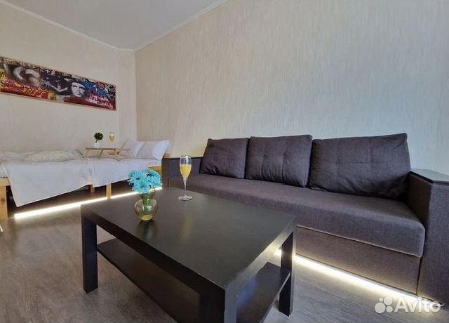 

1-к. квартира, 42 м², 2 кровати