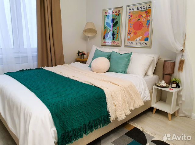 

Квартира-студия, 30 м², 2 кровати