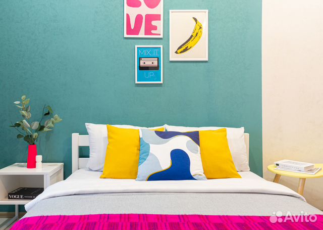 

1-к. квартира, 41 м², 2 кровати