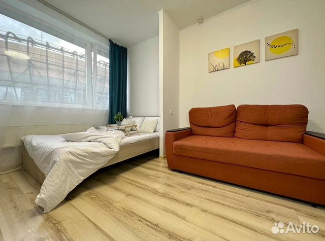 

Квартира-студия, 29 м², 2 кровати