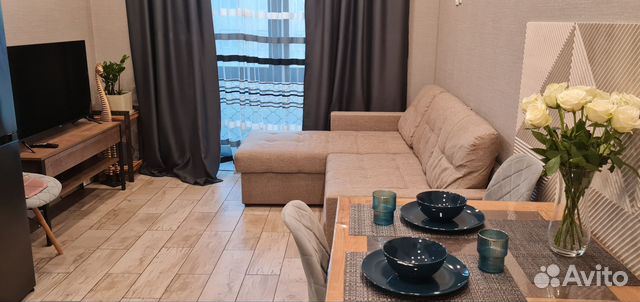 

1-к. квартира, 42 м², 2 кровати