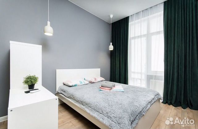 

1-к. квартира, 38 м², 2 кровати