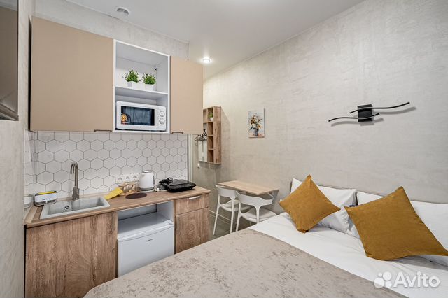 

Квартира-студия в апарт-отеле, 14 м², 1 кровать