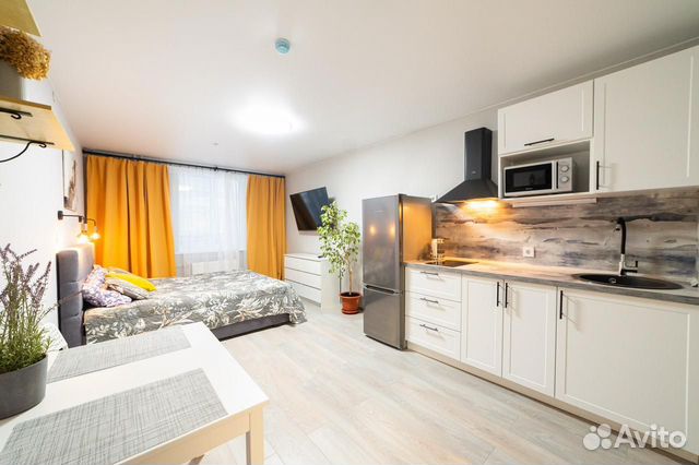 

Квартира-студия, 30 м², 1 кровать