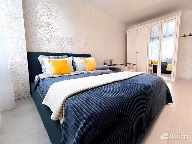 

1-к. квартира, 42 м², 2 кровати