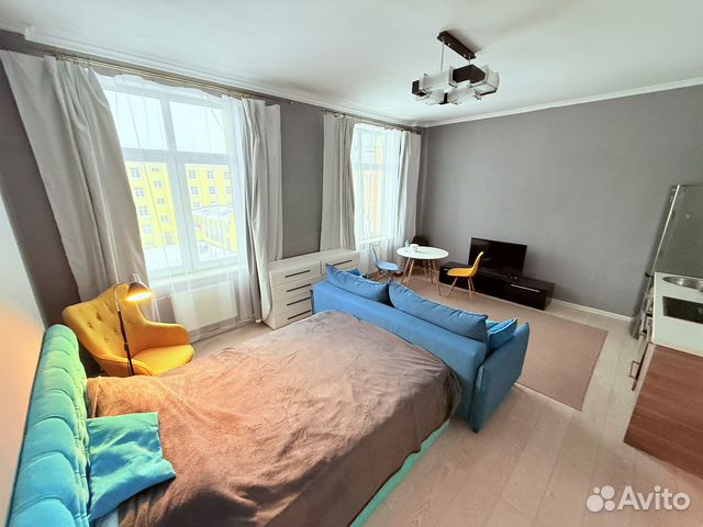 

Квартира-студия, 38 м², 2 кровати
